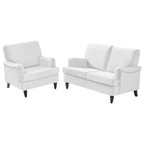 Alcott Hill® 2 Piece Velvet Living Room Set Wayfair